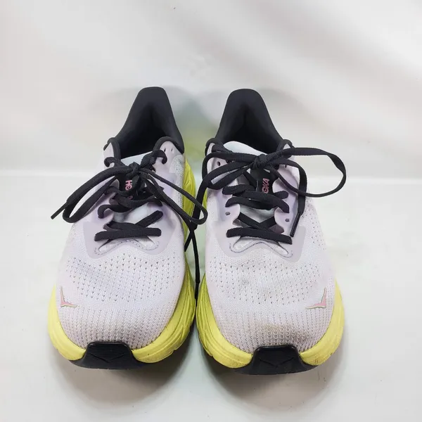 Hoka Arahi 7 Running Shoes Womens 7 White Yellow Pink Stability Sneakers 1147851 - Image 2