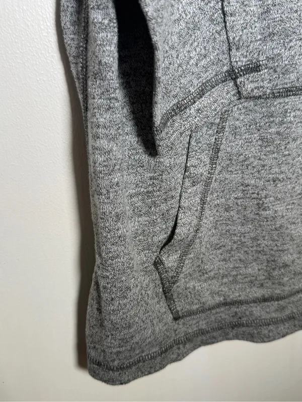 Abercrombie & Fitch Women's Small Gray Hooded Pullover Sweatshirt - Image 3