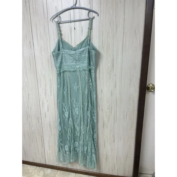 Anthropologie Bl-nk Rosnella Sleeveless Sweetheart Lace Midi Dress Fairy New - Image 6