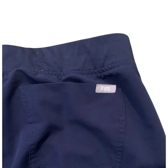 FIGS Zamora Jogger‎ Scrub Pants Women's Size L Navy Blue W18SW2005 - Image 4