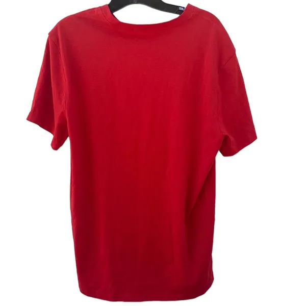 Forever 21 Womens Size large short sleeve red celestial sun moon and stars tee - Image 2