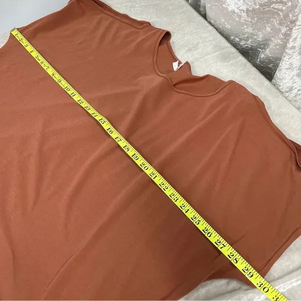 Lululemon size 12 Canyon Rock Renew The Day T Shirt Pima cotton blend - Image 8