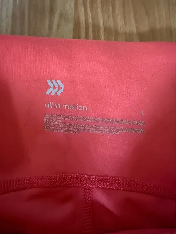 All In Motion Pink leggings - Image 2