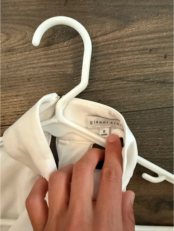 Gianni Bini Dress White Mini - Image 3