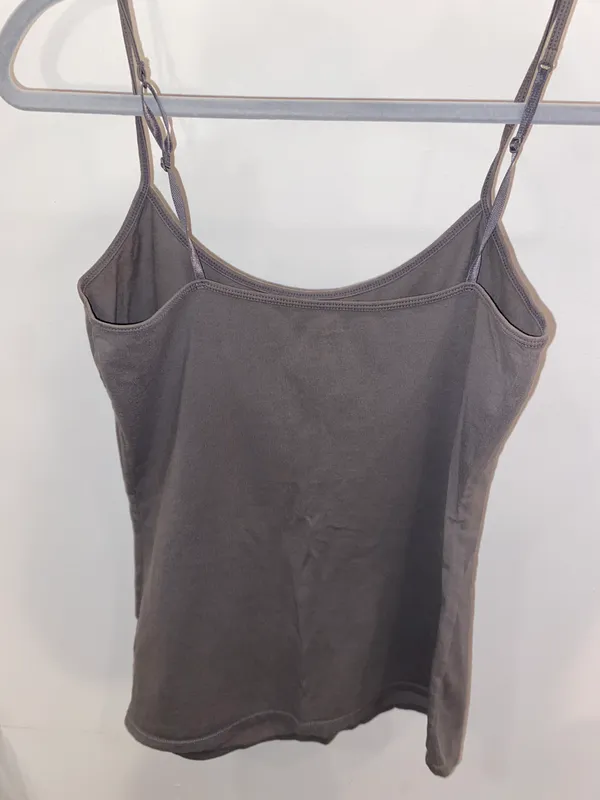 Old Navy Fitted Gray Basic Tank Top - Image 2