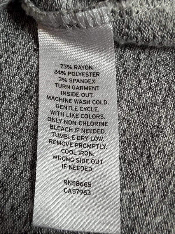 BP Gray Cozy Knit High Low Tunic Sweater Top Medium Oversized Soft - Image 6