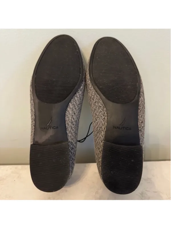 NWT Women's Nautica Kelline Loafers Size 6 Black/White Herringbone Tweed - Image 7
