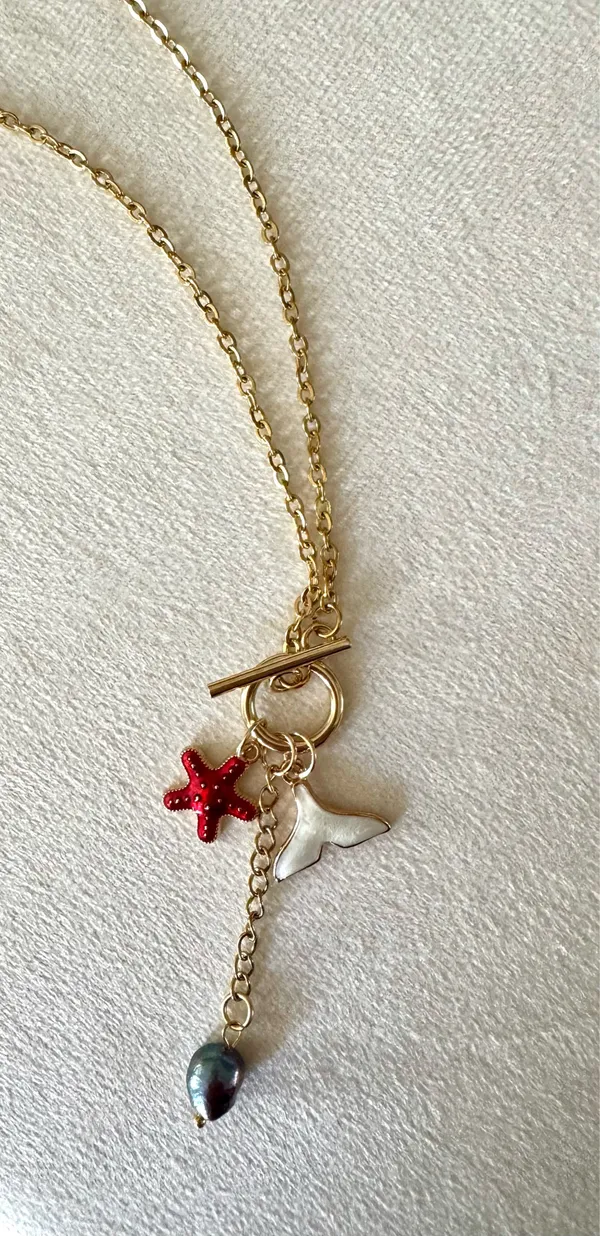 Mermaid Necklace 🧜‍♀️ Gold - Image 3