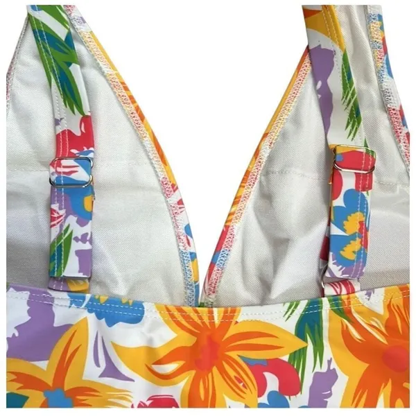 Mom Approved Floral One Piece Swimsuit Medium - Image 8