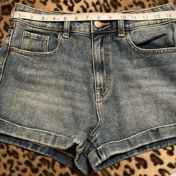 EUC PACSUN Shorts PacSun Janis Blue Denim Mom Shorts Women’s Size 28 - Image 10