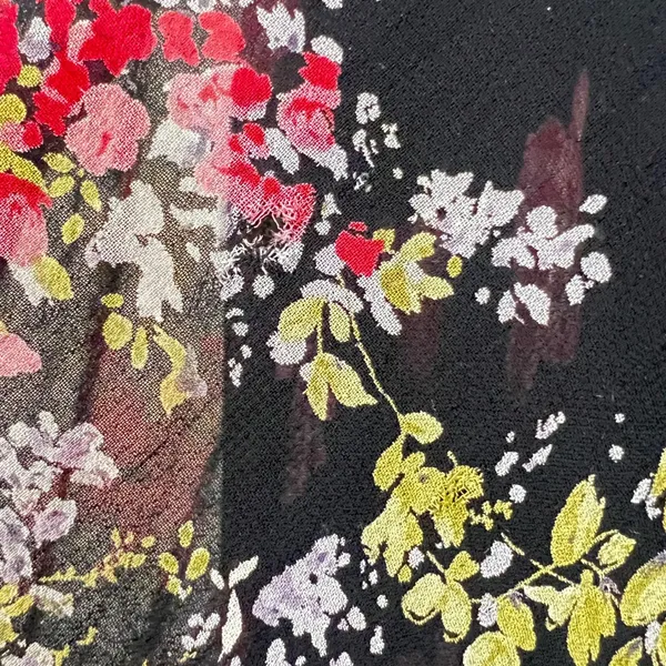Coldwater Creek Reversible Maxi Skirt Womens Sz Large Floral‎ Boho Vintage 90s - Image 11