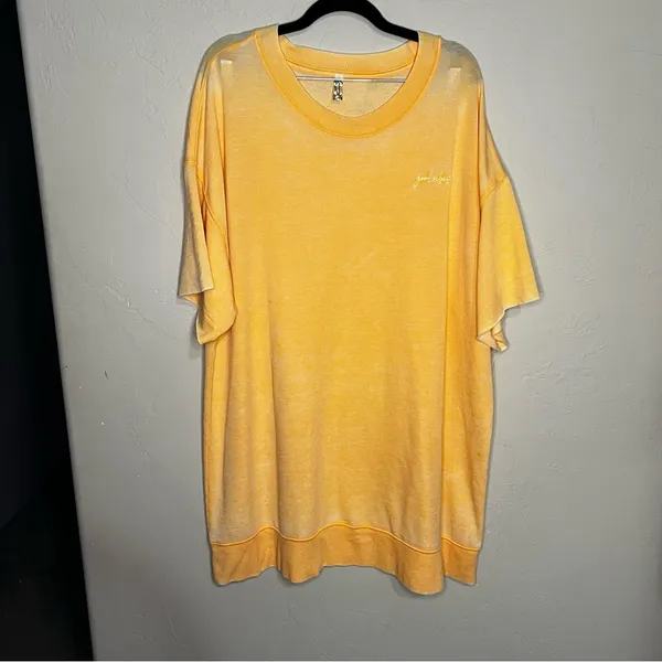 Intimately Free People‎ Cozy Cool Girl Sleep Knit Creamsicle Oversized Top - Image 2