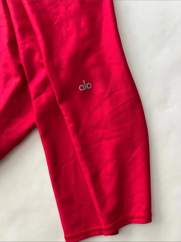 Alo Yoga Airlift Workout Leggings 25" Red Size XS $138 - Image 3