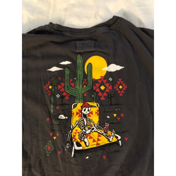 WXYZ graphic skull skeleton t-shirt Size Small - Image 6