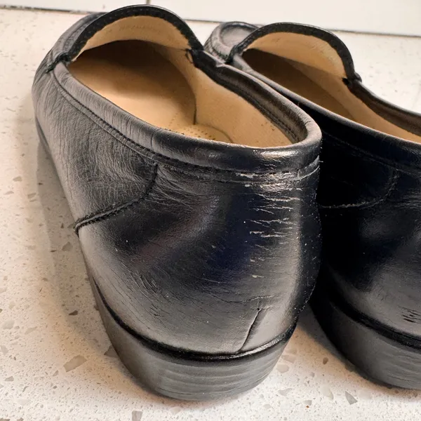 SAS Simplify Black Leather Loafers Womens 8.5 M Comfort Slip On Shoes USA Made‎ - Image 7