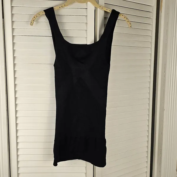 Blanqi Womens Black Belly Support‎ Maternity Tank Top Small - Image 2