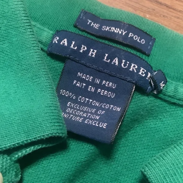 Ralph Lauren Big pony polo green yellow preppy spring y2k classic top casual sporty designer - Image 3