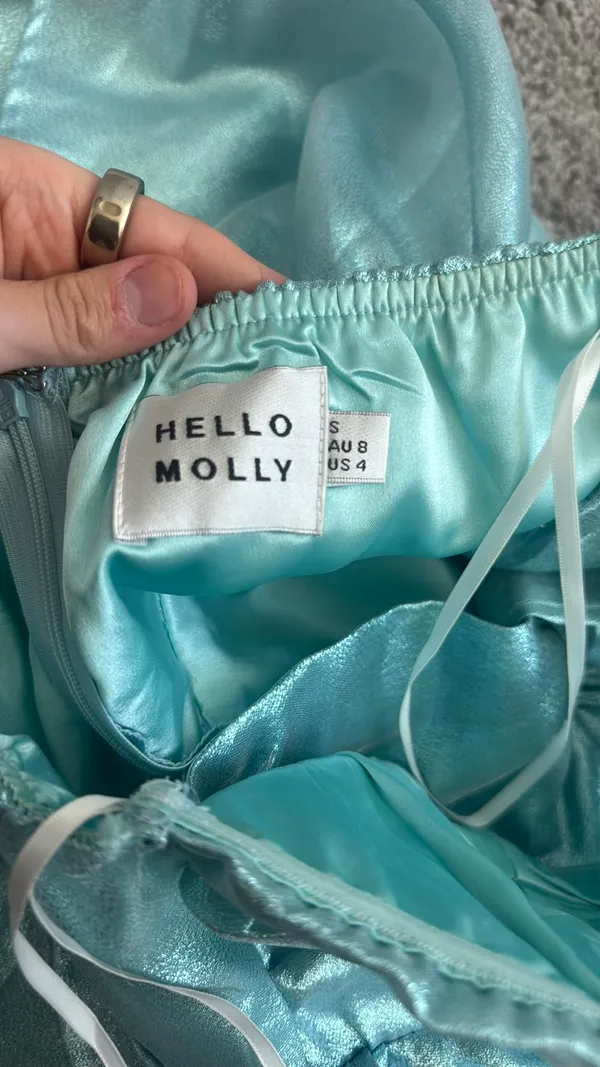 Hello Molly Dress Mini Blue - Image 4
