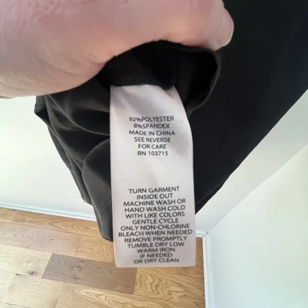 NWT Nanette Lepore Black Tulip Sleeve V-Neck A-Line Dress Size‎ 12 - Image 9