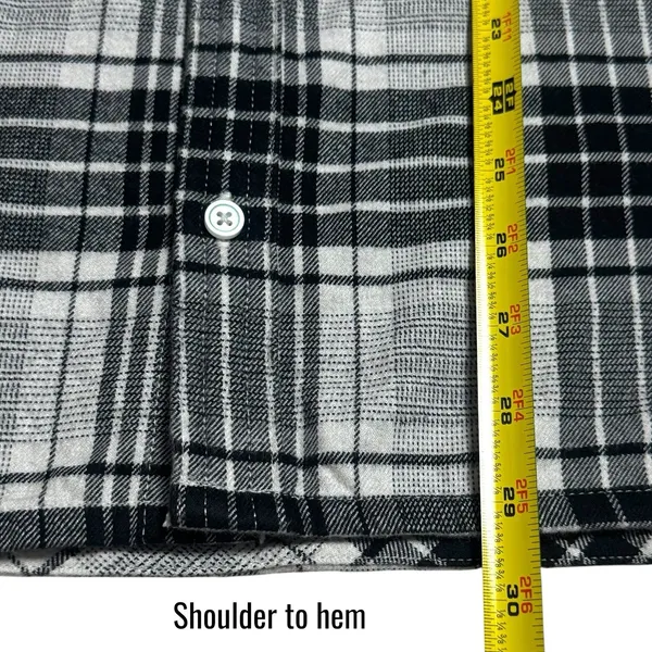 Everlane 100% Organic Cotton The Boyfriend Flannel Shirt Comfort Capsule‎ XL - Image 13