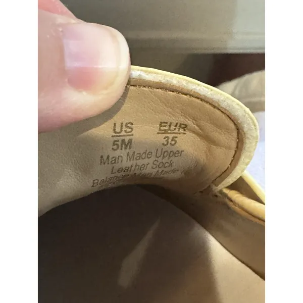 Sam Edelman Taylor Loafers Wheat Patent Size 5 Lug Sole - Image 8