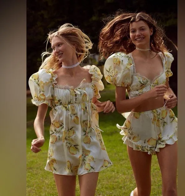 For Love and Lemons Serafina Mini Dress - Image 3