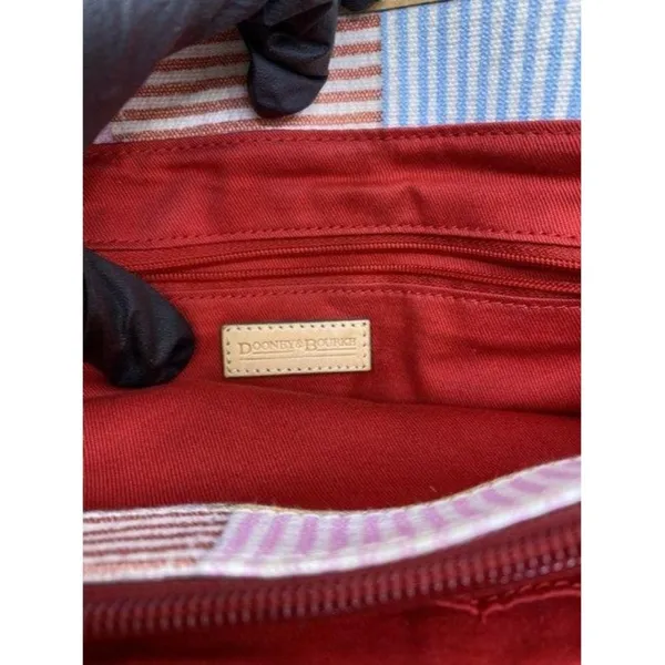 dooney and bourke handbag w strap multicolor canva - Image 12