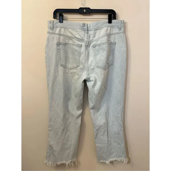 Free People We The Free Wide Leg Cropped Jeans 31 - Image 2
