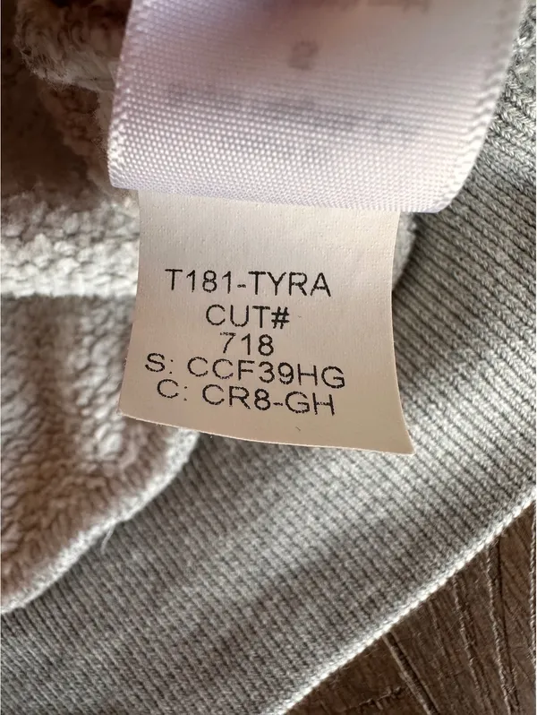 PerfectWhiteTee Tyra Fleece 1/4 Zip Pullover in Heather Grey Women’s Small - Image 9