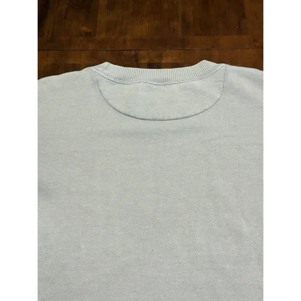 Aerie Women's Crewneck Sweatshirt Size Medium Light Grey Pullover Soft Cotton - Image 5