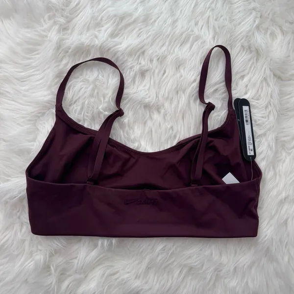 Nike Skims Matte Micro Scoop Sports Bra Currant Size Large - Image 6