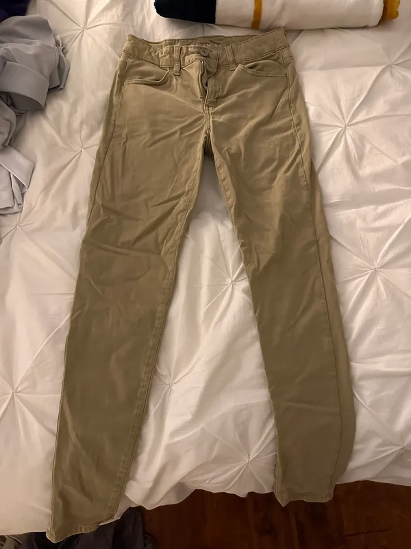 American Eagle Outfitters Khaki Jeans - Image 3