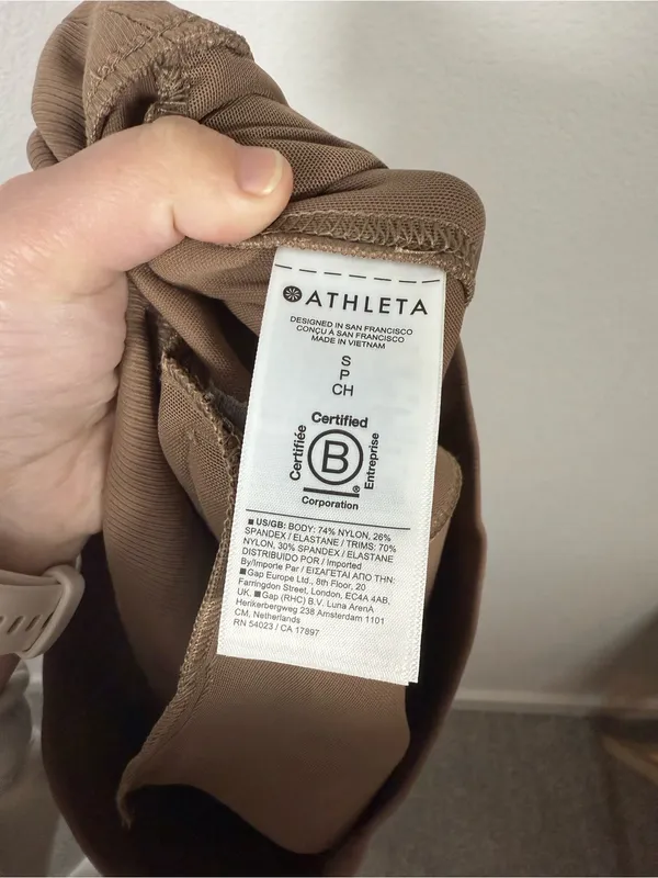 Athleta Venice High Rise Jogger Pant Brown Athleisure Travel Size Small - Image 11