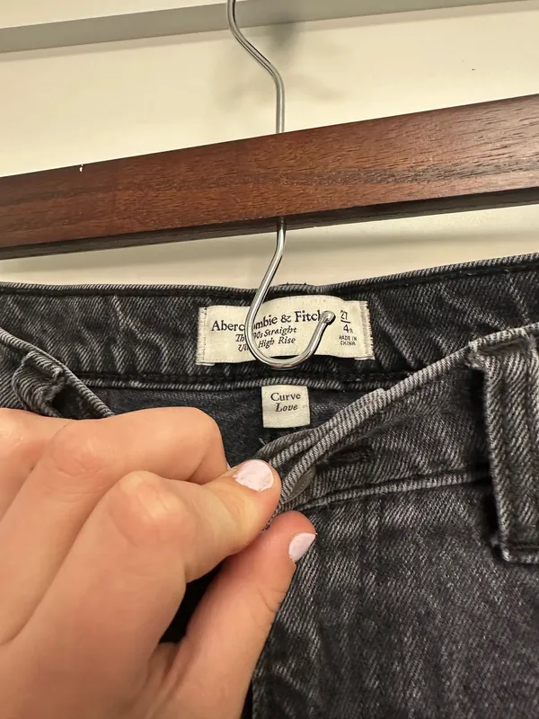 Abercrombie 90s Straight High-Rise Curve Love - Image 2