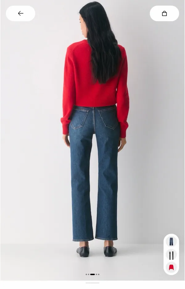 Denim Forum Aritzia Arlo High-Rise Straight Jeans - Image 5