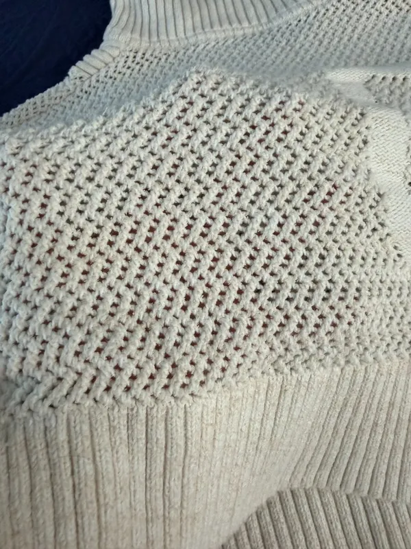 ANTHROPOLOGIE Daily Practice Half-Zip Oversized Pullover Sweater Size Small - Image 13