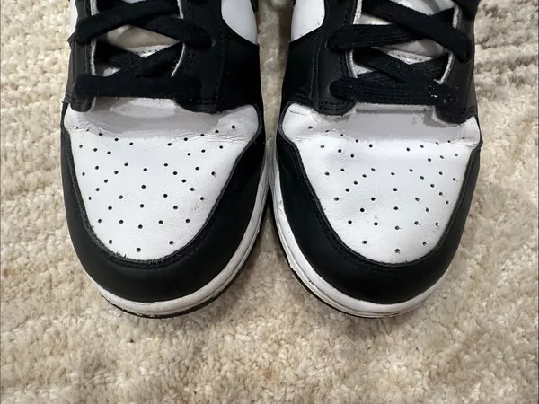 Nike Black and White High-Top Sneakers - Image 4