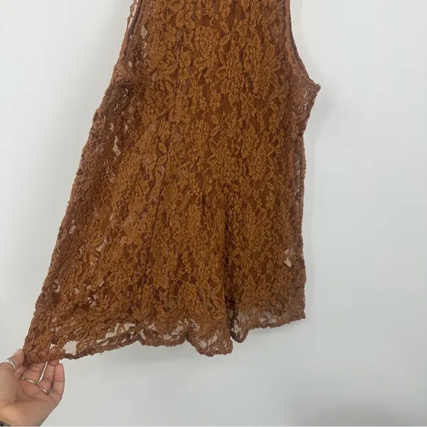 American Eagle Outfitters Boho Lace Tank Top Size XS Fairy Festival Sheer - Image 4