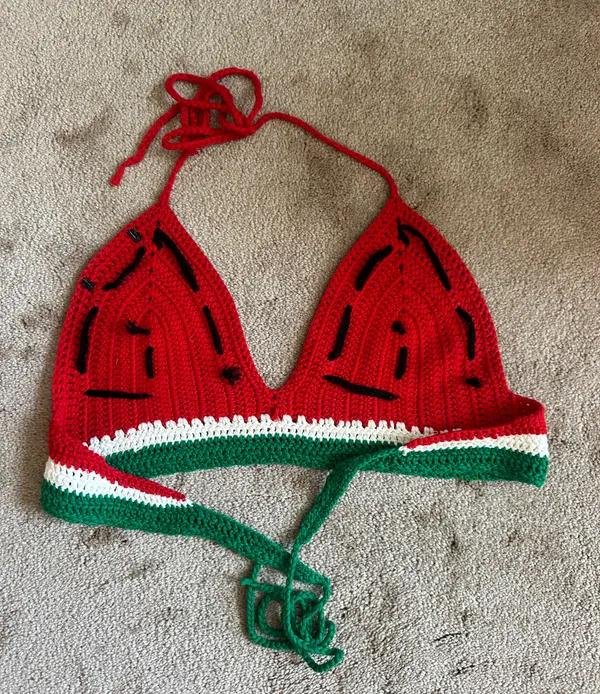Forever 21 Watermelon Crochet Top - Image 2