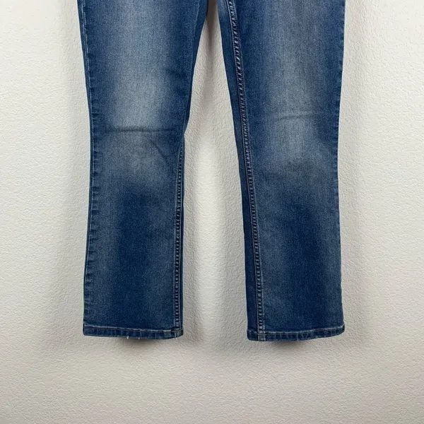 Free People ‘Slim Kick’ Crop Jeans Blue 26‎ - Image 6