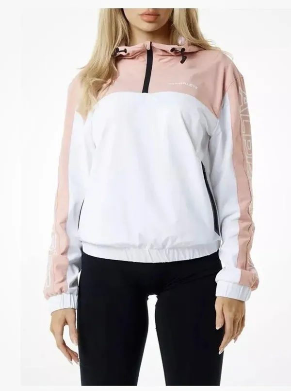 Alphalete Women's EXP Tech Windbreaker- Himalayan Pink, Size Large - Image 2