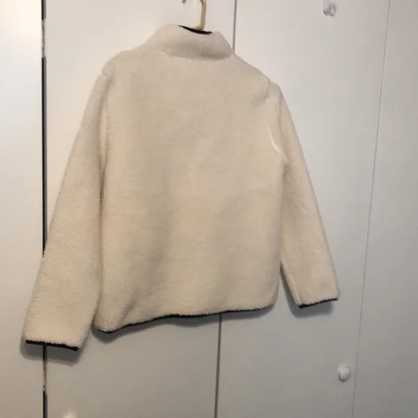 Nautica Cozy Sherpa Pull Over White Color Sweater Women’s Size Medium - Image 7