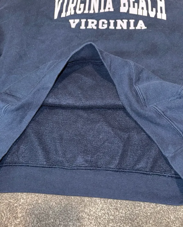 Gildan Navy Virginia Beach Hoodie - Image 2