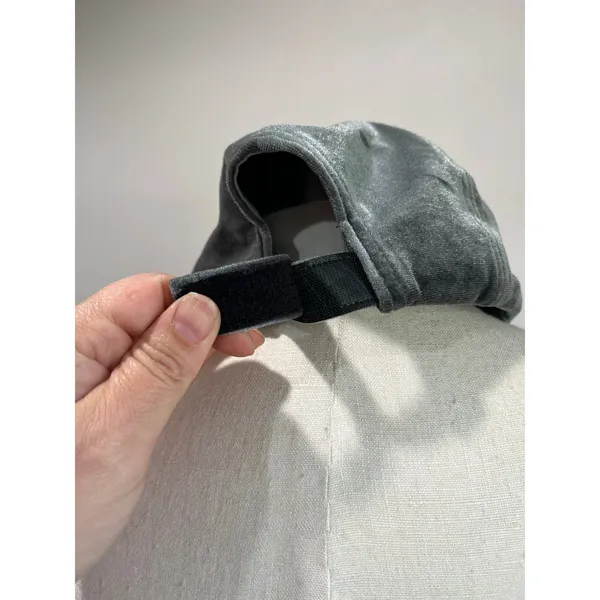Calia Velvet Gray‎ Baseball Cap Adjustable Strapback Black Women’s - Image 4