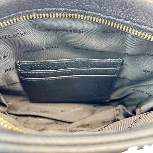 Michael Kors Ginny Black Studded Messenger Bag Crossbody Shoulder AQ-1608 H16 - Image 9