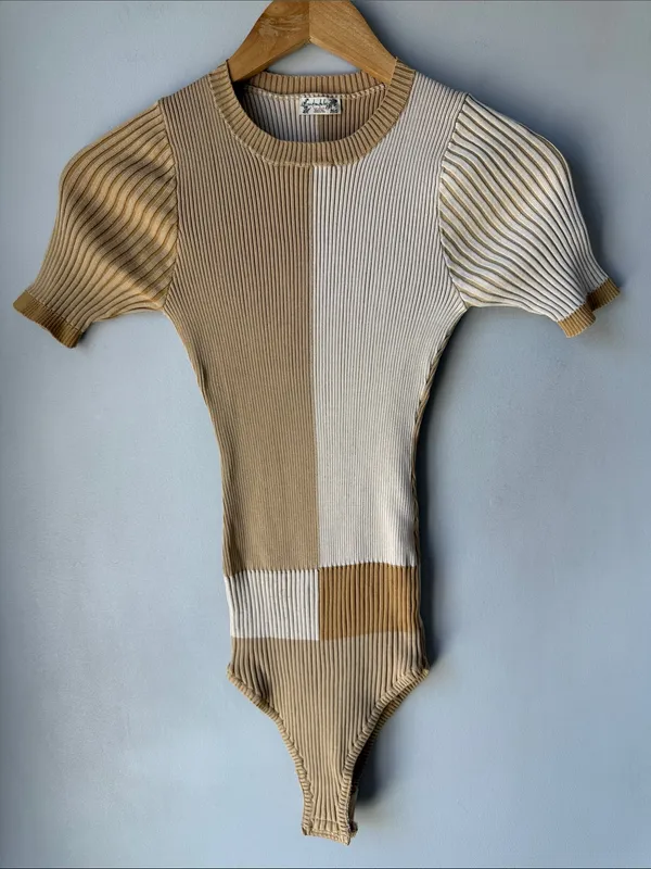 Free People Block Party Ribbed Bodysuit - Image 2