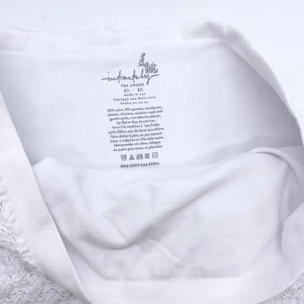 Free People Women’s White Seamless Strapless Bandeau Tube Top - Image 10