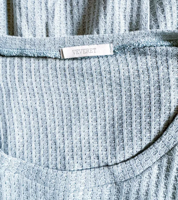 Veveret Waffle Knit Peplum - Image 6