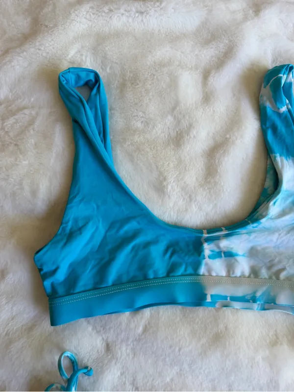 Dippin Daisy’s Swimwear Blue Tie Dye Size Small - Image 2