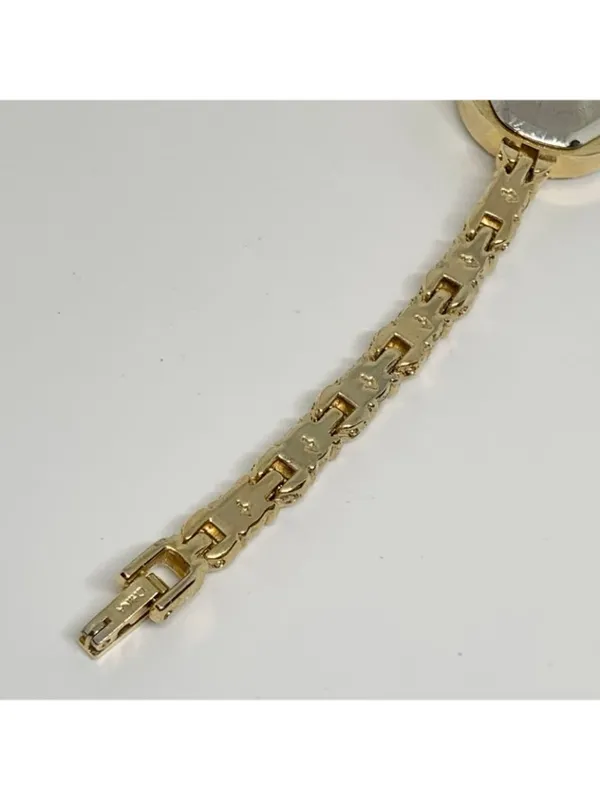 Kim rogers gold tone crystals hearts links band 22mm quartz up to 7.5” running - Image 7